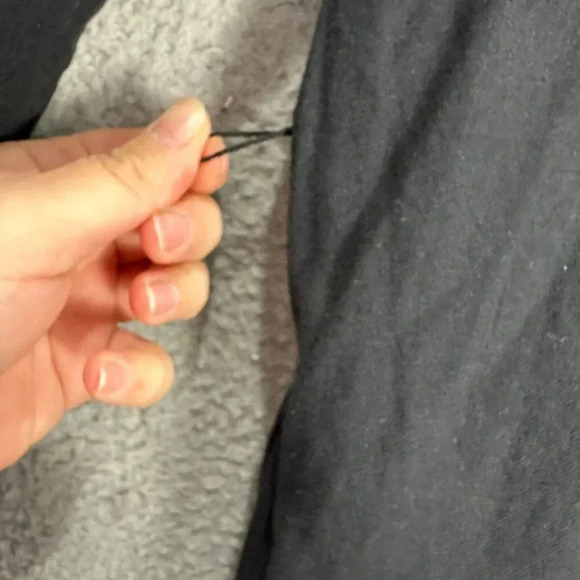 Frank and Oak shift dress womens XXS black oversized hidden button lagenlook art - Picture 4 of 11